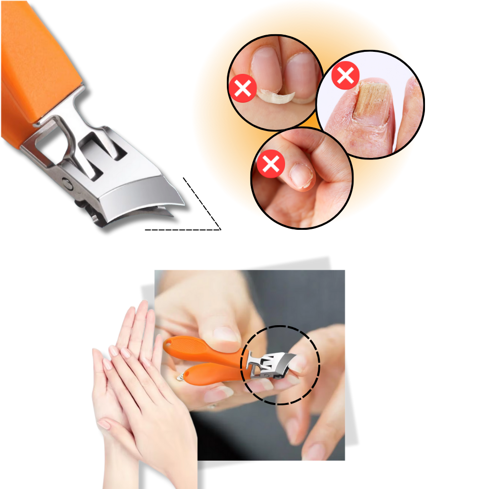 Coupe-ongles à grande ouverture