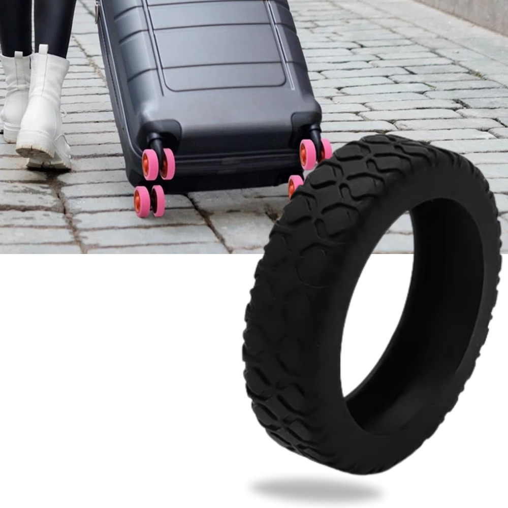 Protections en silicone pour roues de valise