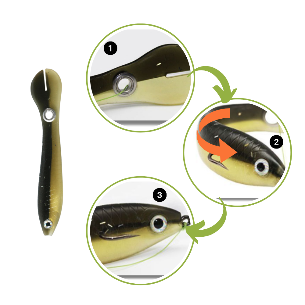 Appâts de pêche réalistes