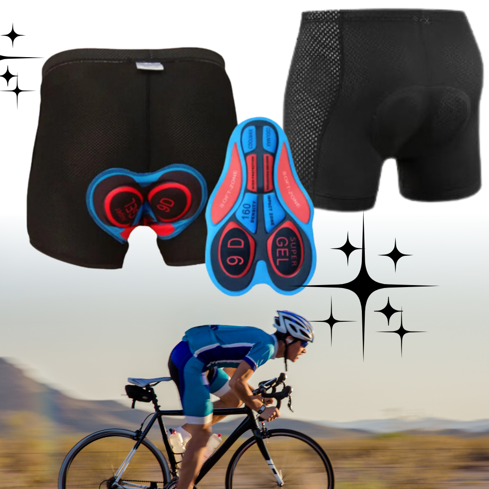 Short de vélo rembourré sans coutures