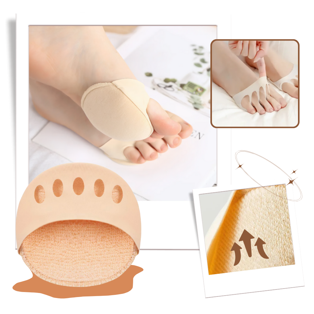 Coussinets pour pieds à absorption de chocs
