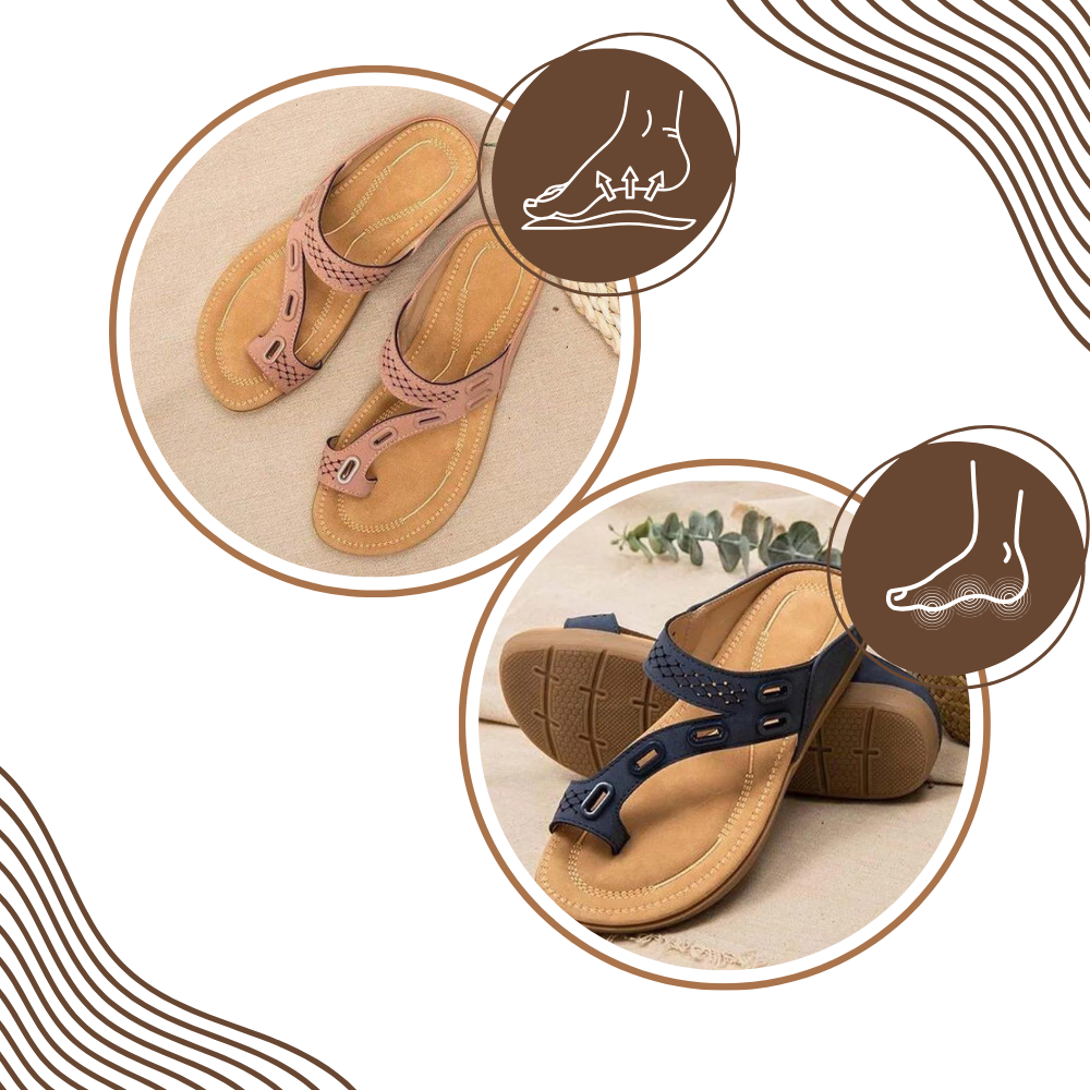 Sandales orthopédiques à absorption de chocs