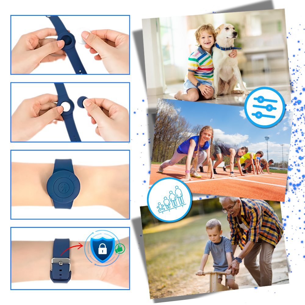 Montre AirTag en silicone