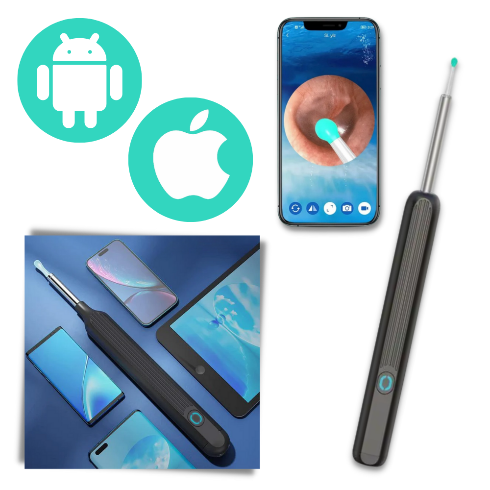 Caméra de nettoyage d'oreille pour retirer le cérumen