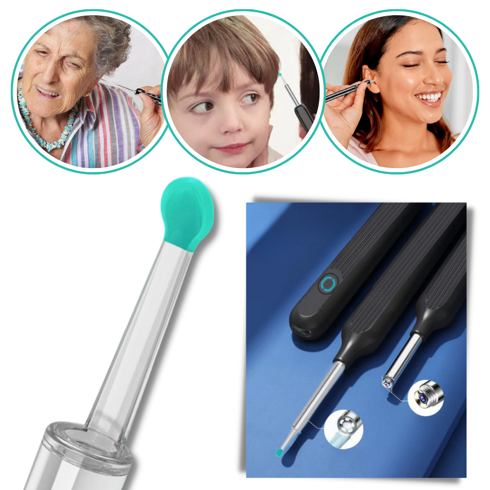 Caméra de nettoyage d'oreille pour retirer le cérumen