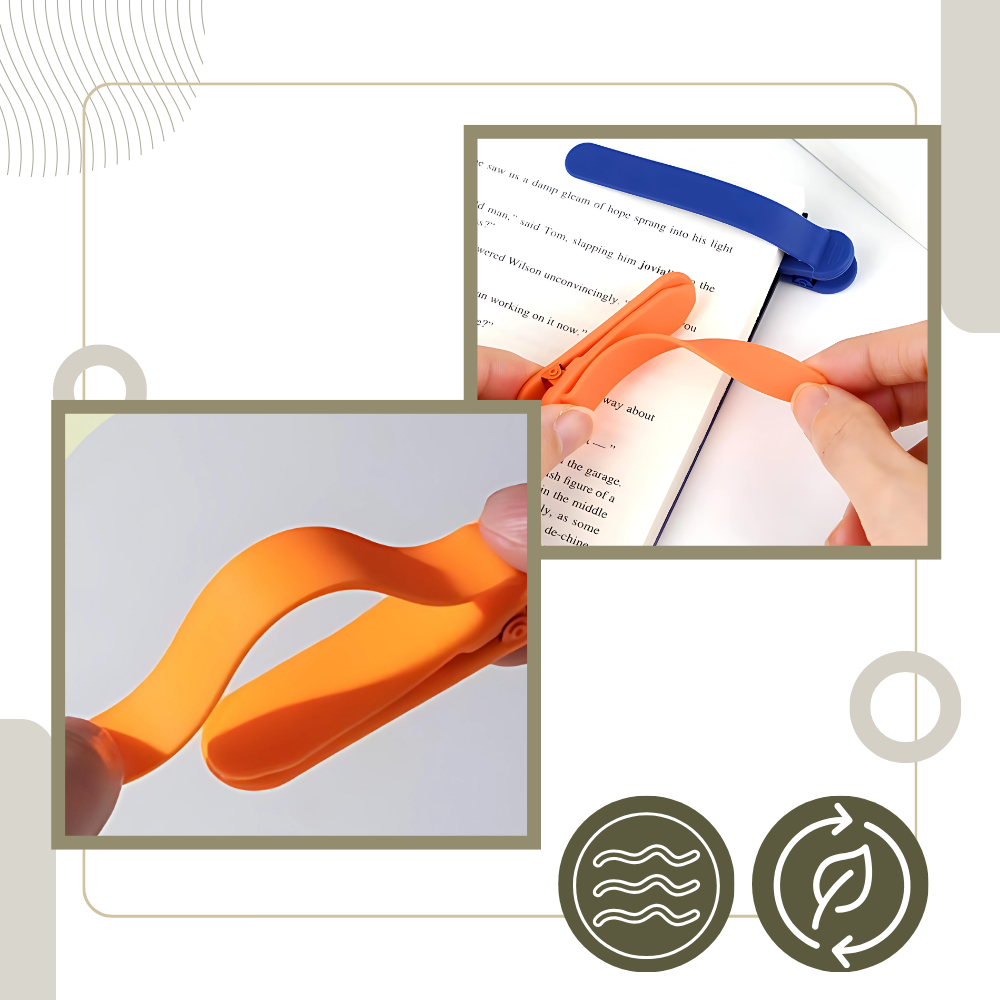 Marque-pages intelligent en silicone