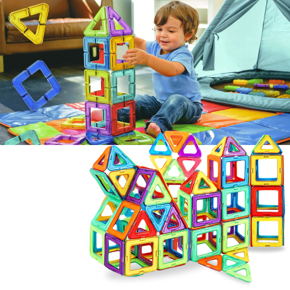 Jeu Blocs De Constructions Magnétiques