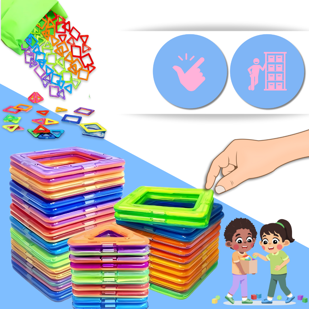 Jeu Blocs De Constructions Magnétiques