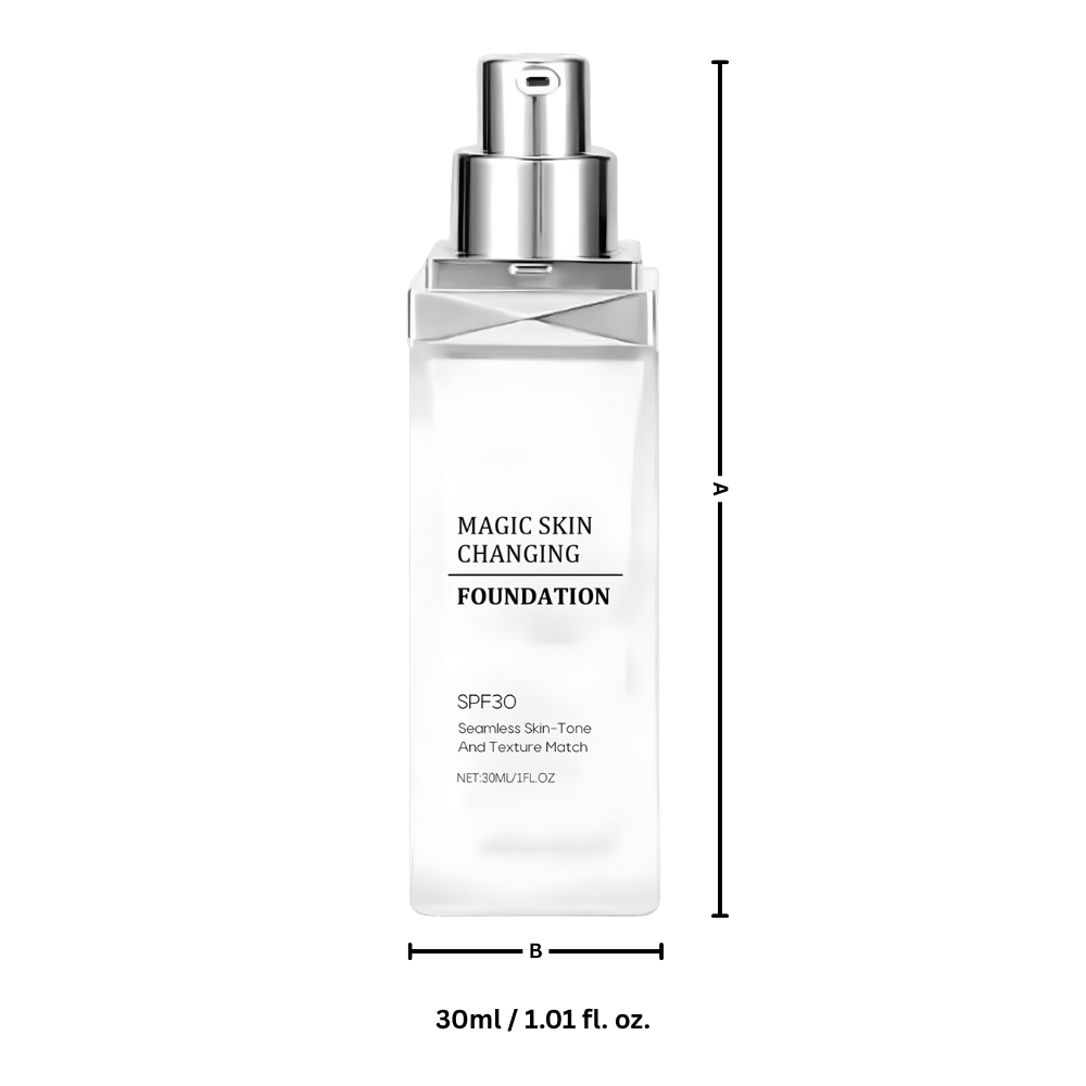 Fond de teint SPF 30 à teinte changeante