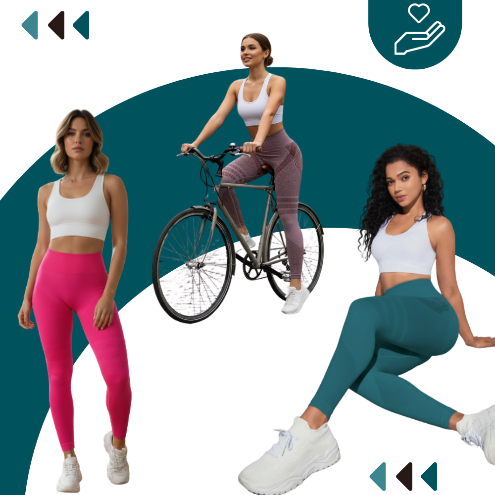 Leggings 3D de compression extensibles et sans coutures