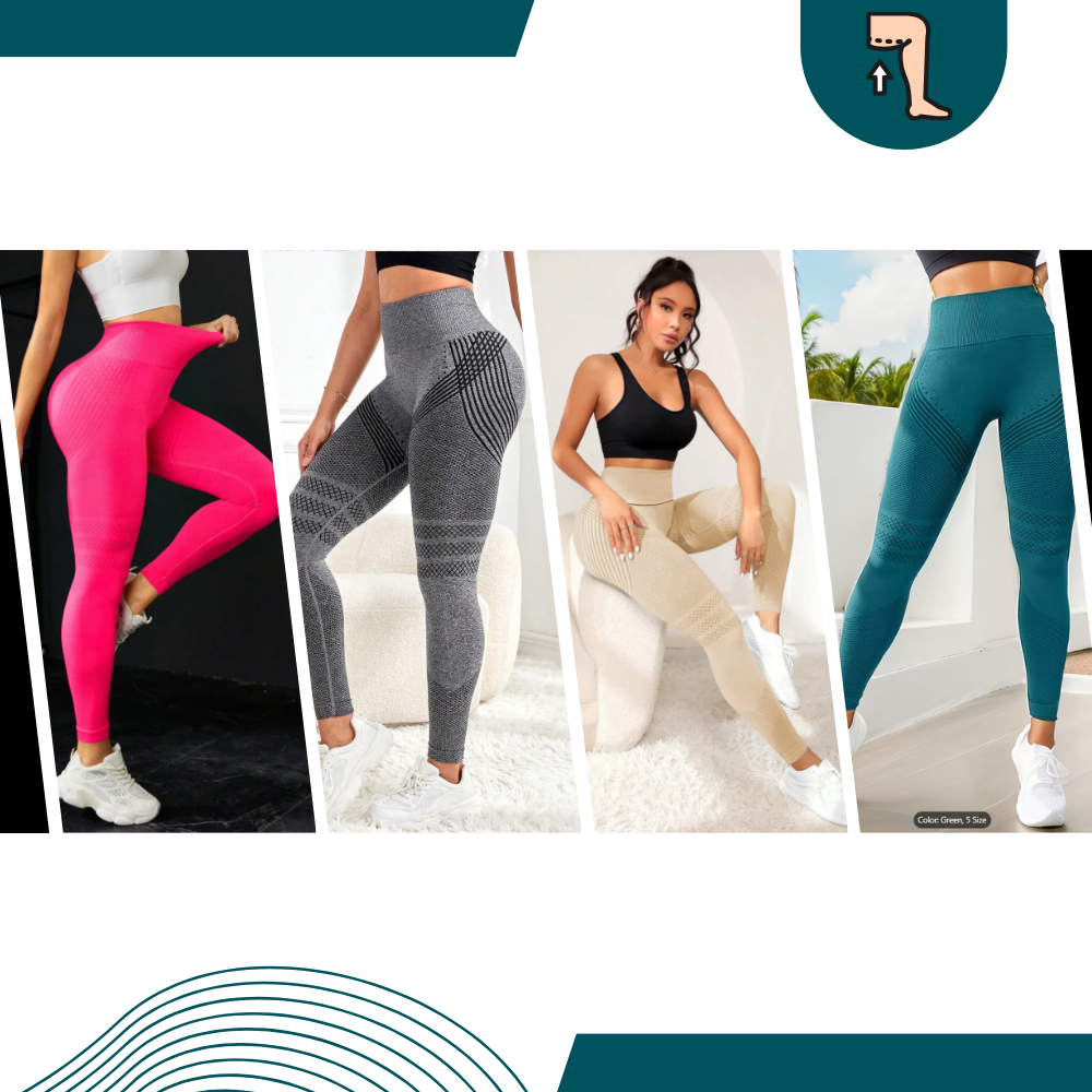 Leggings 3D de compression extensibles et sans coutures