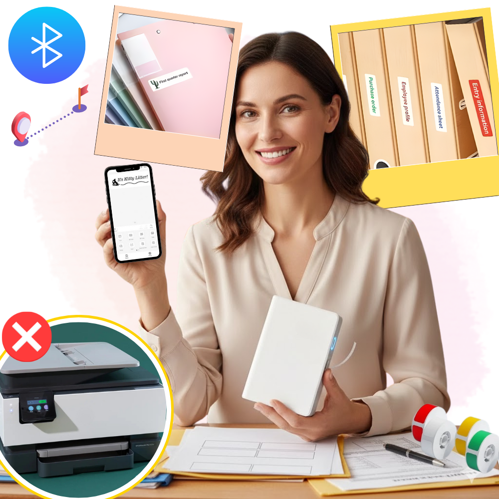 Imprimante thermique portable pour étiquettes