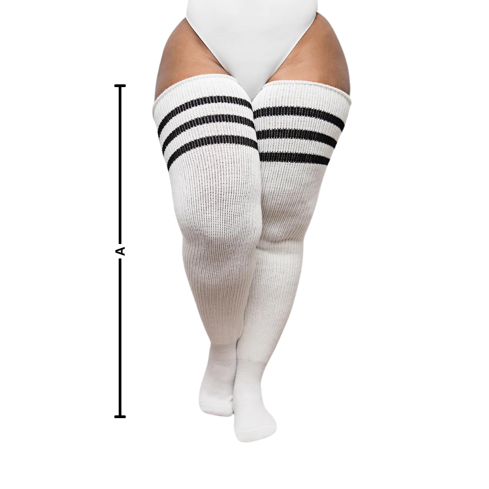 Chaussettes cuissardes renforcées pour femmes