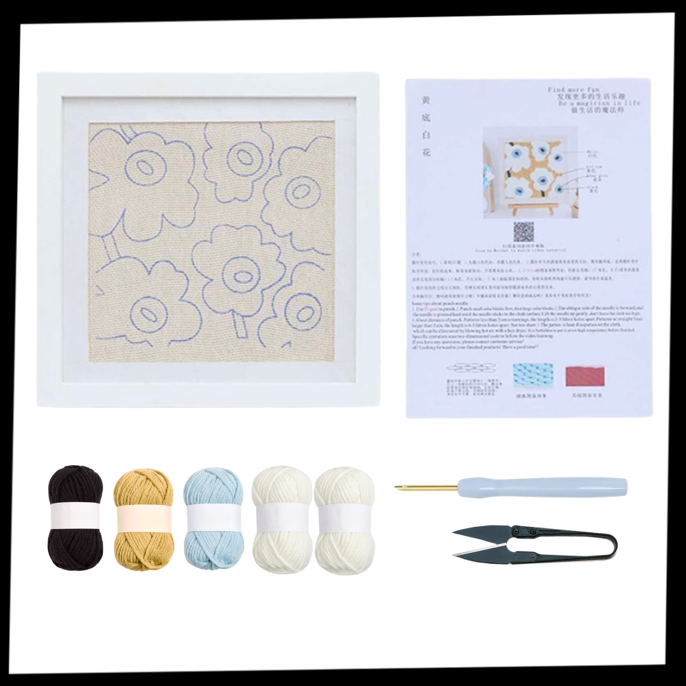 Kit de broderie thérapeutique