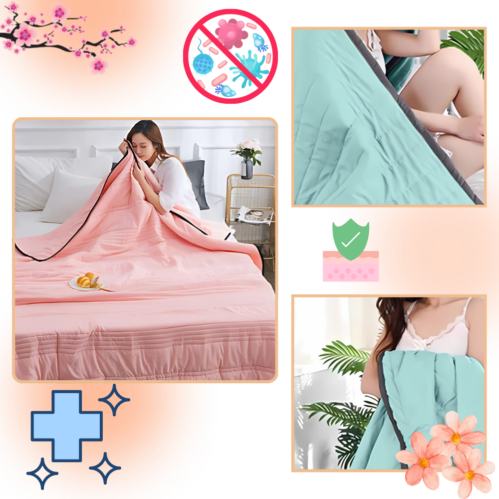 Couverture rafraîchissante et relaxante