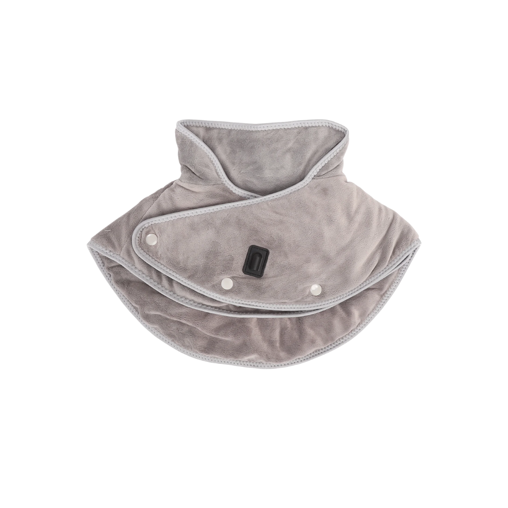 Coussin chauffant en velours vison cou et épaule