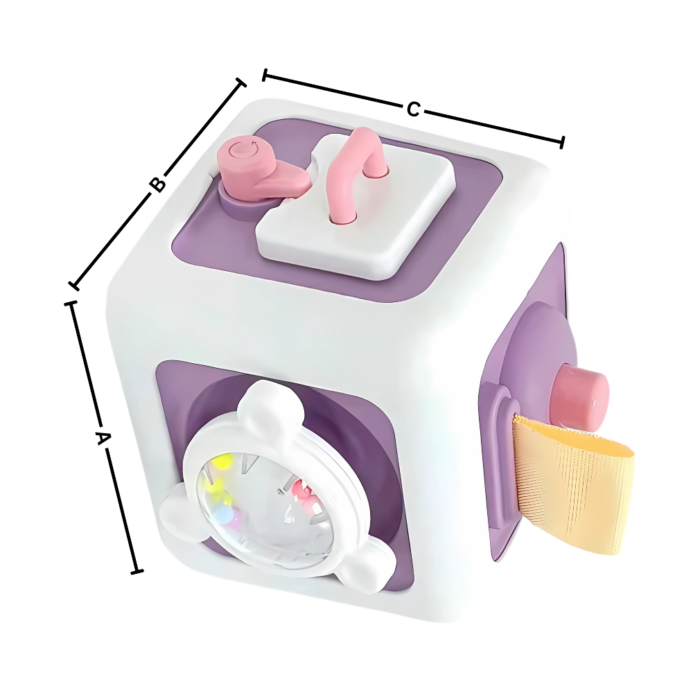 Jouet cube sensoriel 6 en 1