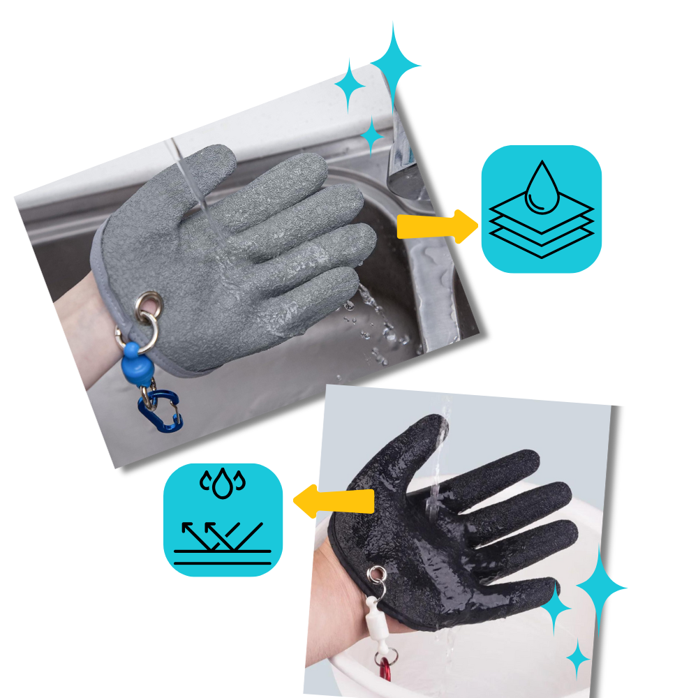 Gants de pêche résistants à l'usure