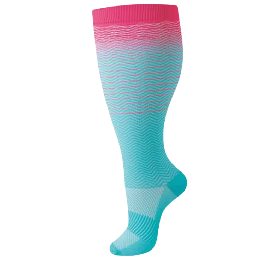 Chaussettes de compression larges et respirantes