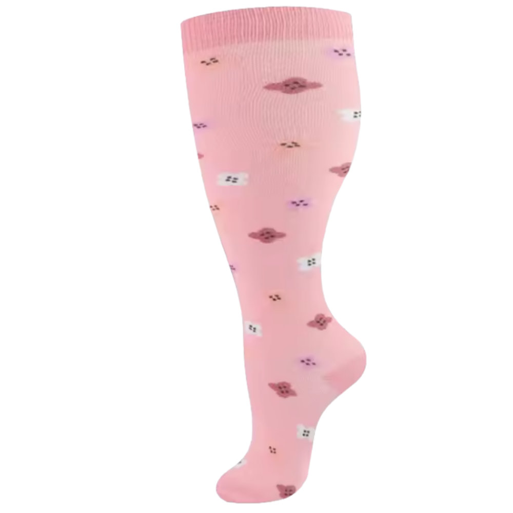 Chaussettes de compression larges et respirantes