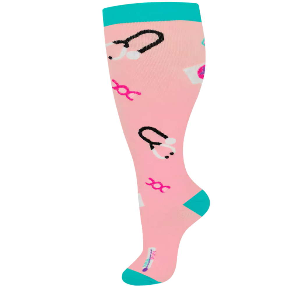 Chaussettes de compression larges et respirantes