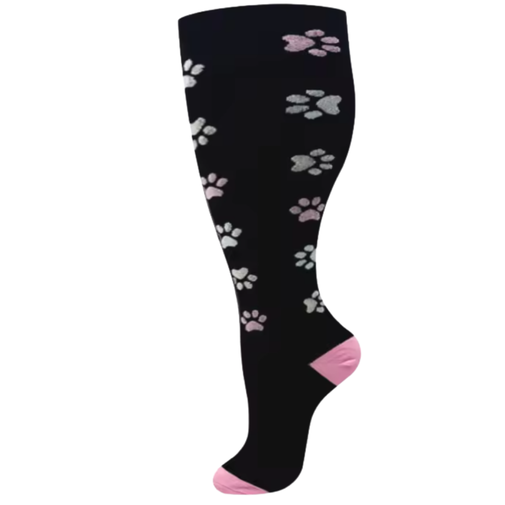 Chaussettes de compression larges et respirantes
