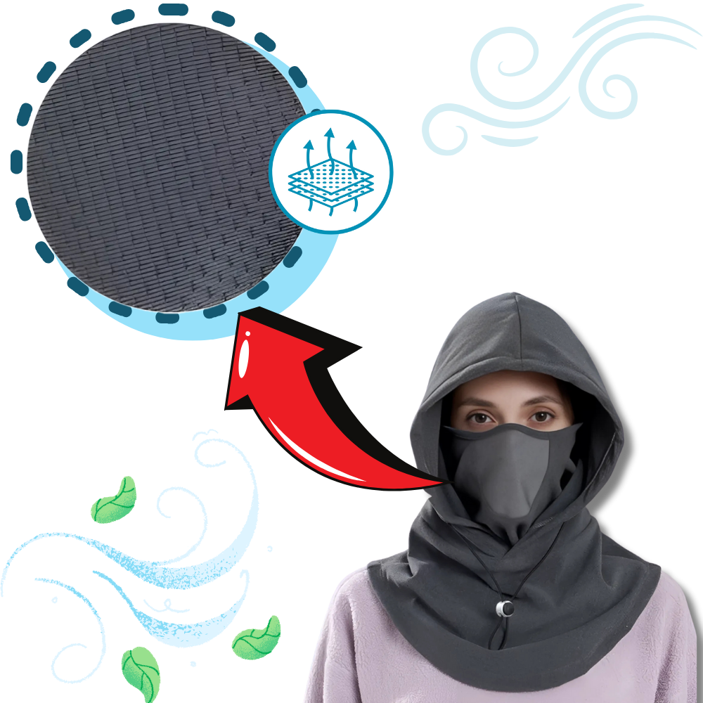 Masque respirant coupe-vent pour cyclisme