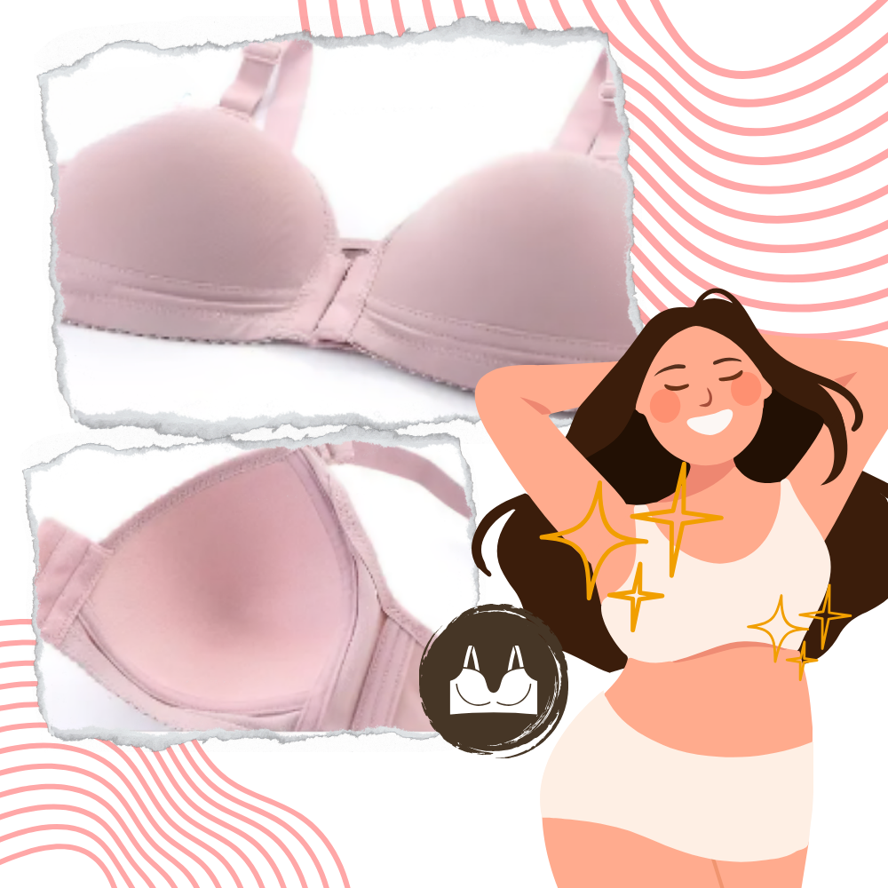 Soutien-gorge push-up grande taille sans fil